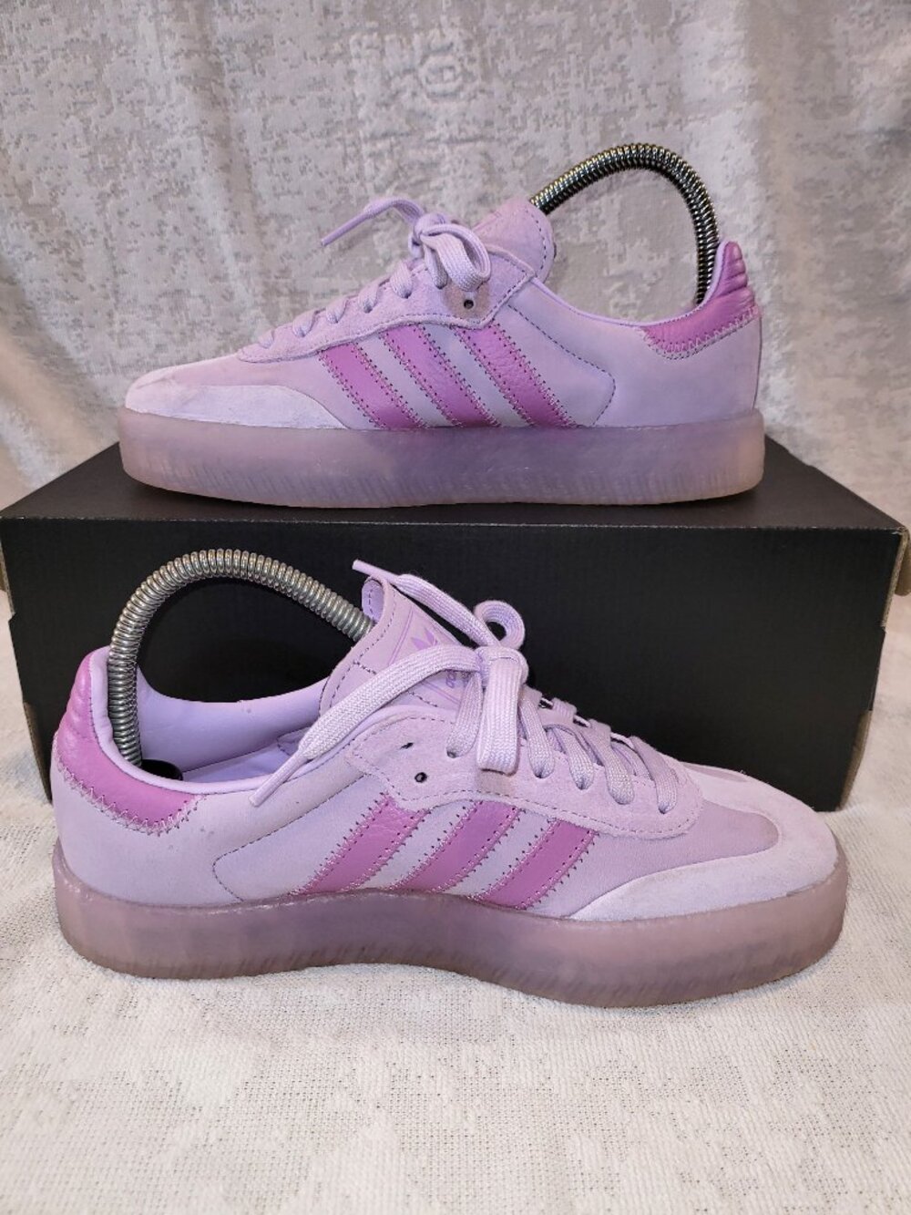 Adidas Sambae Samba OG Preloved Purple Lilac Tan Gum JS3955 Women's Size 6.5 - Picture 2 of 15